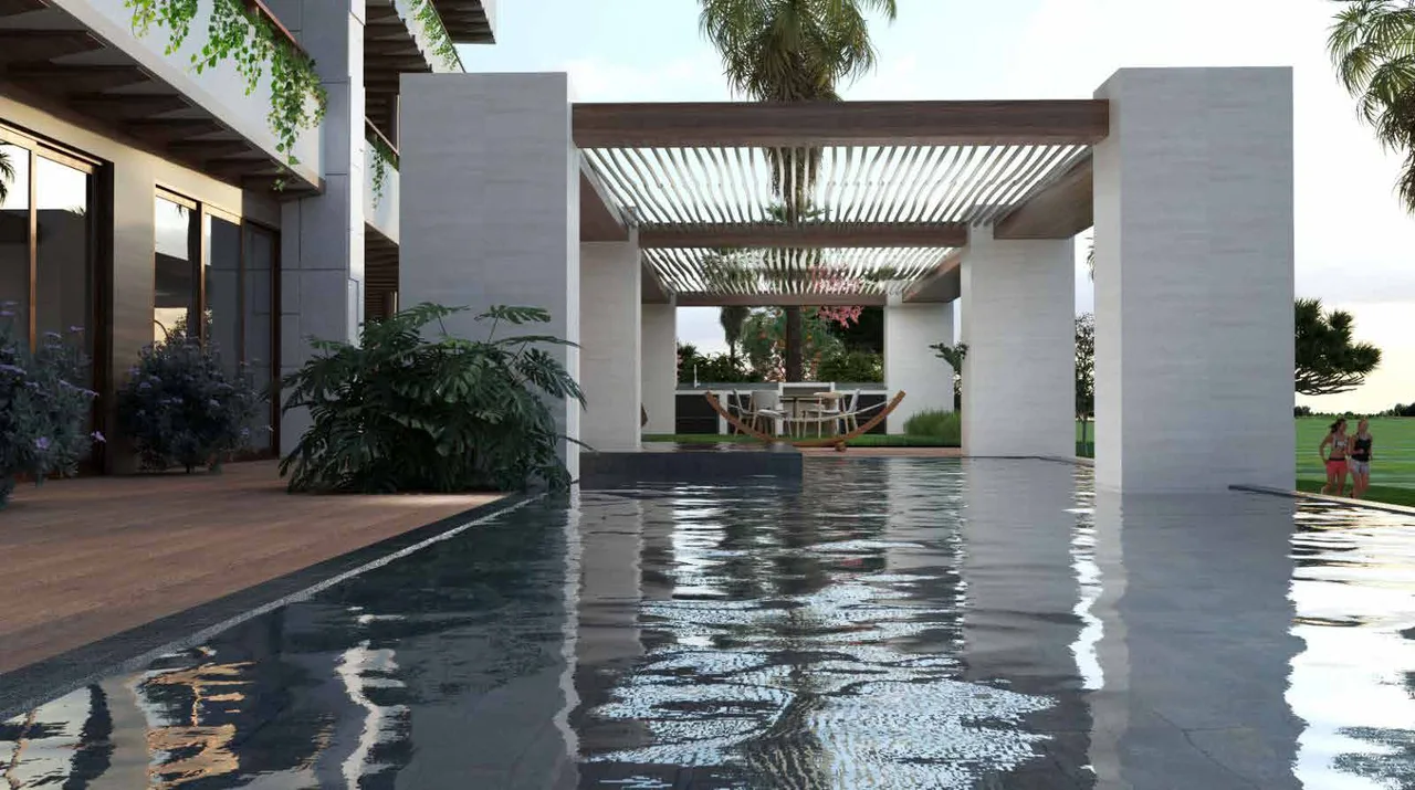 Alberca de Mangata — render de diseño