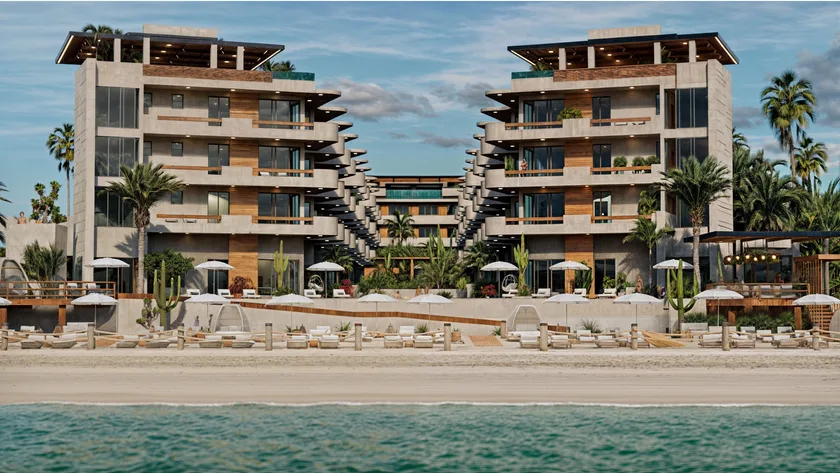Oasis Ananta — el desarrollo visto desde el mar