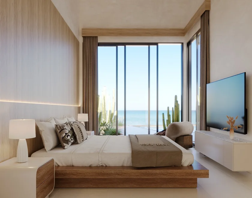 Oasis Ananta — recámara con vista al mar